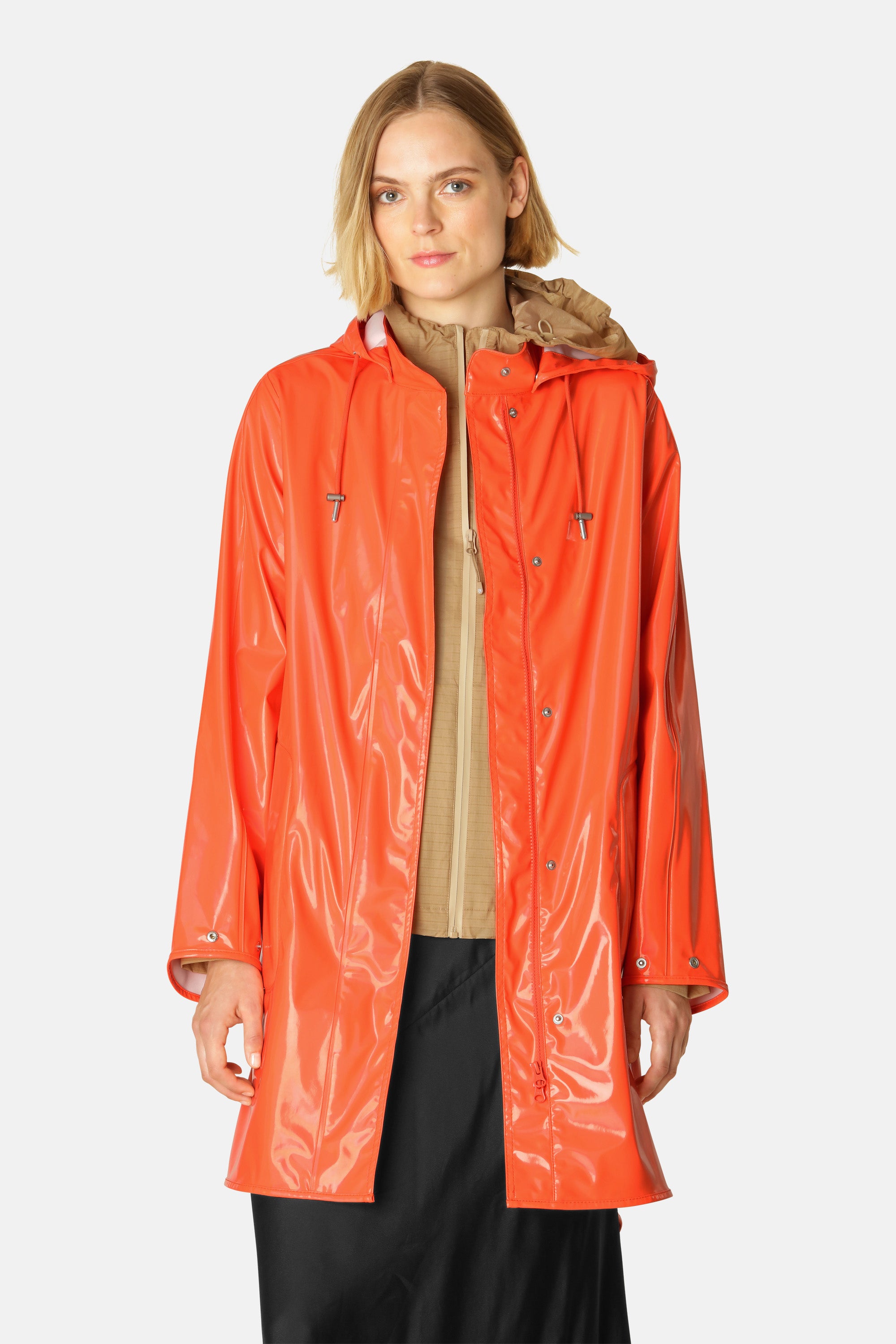 Ilse Jacobsen Hornbæk Rain Regenmantel Raincoat 349 Hot Orange